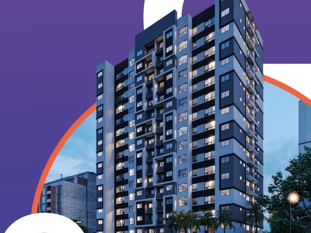 Apartamento com 52m² 2 quartos e 2 banheiros, à venda, no bairro Jardim Luz em Aparecida de Goiânia