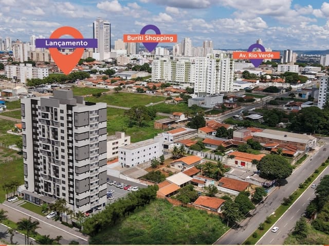 Apartamento com 52m² 2 quartos e 2 banheiros, à venda, no bairro Jardim Luz em Aparecida de Goiânia