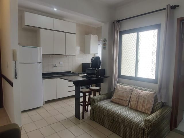 Foto do Apartamento - Apartamento à venda com 01 dorm. com vista lateral para o mar, Praia do Aruan, Caraguatatuba- SP | Imobiliaria Espaço Litoral