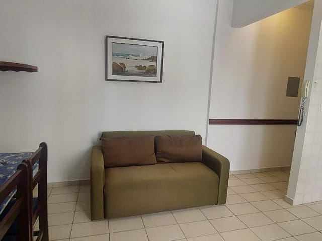 Foto do Apartamento - Apartamento à venda com 01 dorm. com vista lateral para o mar, Praia do Aruan, Caraguatatuba- SP | Imobiliaria Espaço Litoral