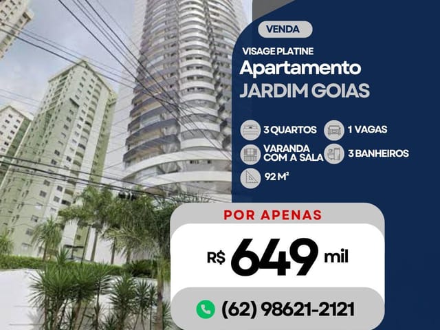 Foto do Apartamento - Apartamento Para Vender no Jardim Goiás | LEGITIMA SOLUCOES IMOBILIARIAS