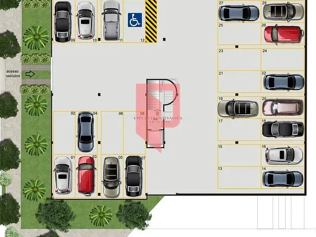 Apartamento com 109m² 3 quartos e 2 banheiros, à venda, no bairro Itapoã em Belo Horizonte