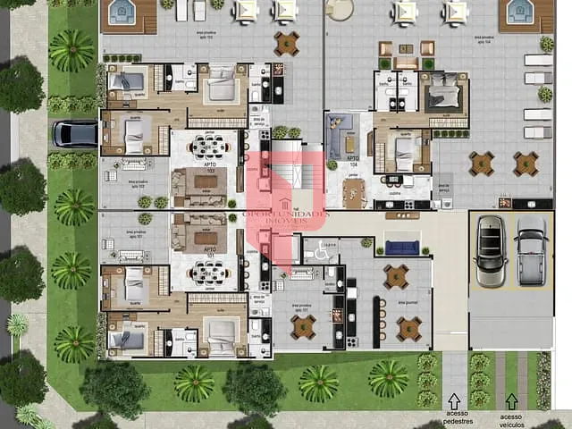 Apartamento com 109m² 3 quartos e 2 banheiros, à venda, no bairro Itapoã em Belo Horizonte