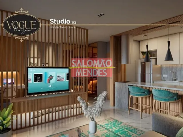 Apartamento com 50m² 1 quarto e 1 banheiro, à venda, no bairro Nazaré em Belém
