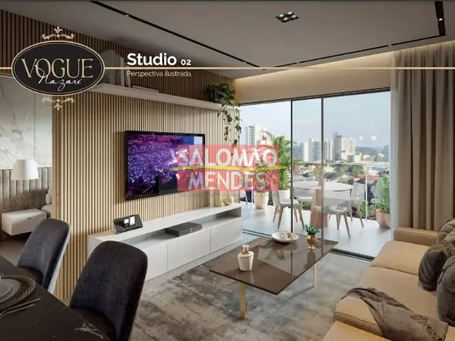 Apartamento com 50m² 1 quarto e 1 banheiro, à venda, no bairro Nazaré em Belém