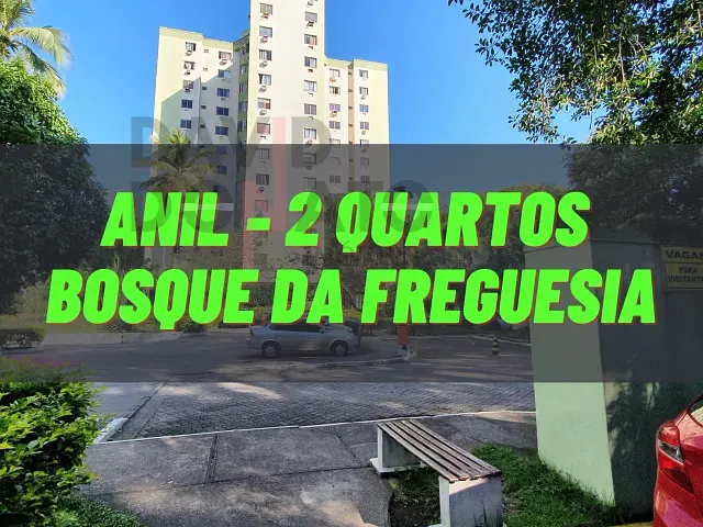 Apartamento com 46m² 2 quartos e 1 banheiro, para alugar, no bairro Anil em Rio de Janeiro