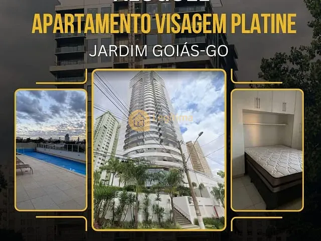 Apartamento com 92m² 3 quartos e 3 banheiros, para alugar, no bairro Jardim Goiás em Goiânia