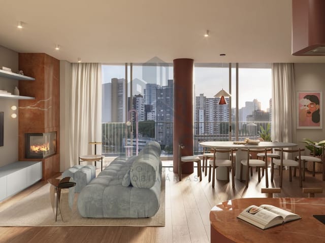 Apartamento com 138m² 3 quartos e 3 banheiros, à venda, no bairro Batel em Curitiba
