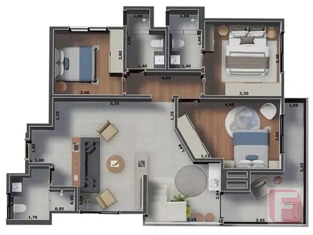 Apartamento 3 quartos e 1 banheiro, à venda, no bairro Itapema do Norte em Itapoá
