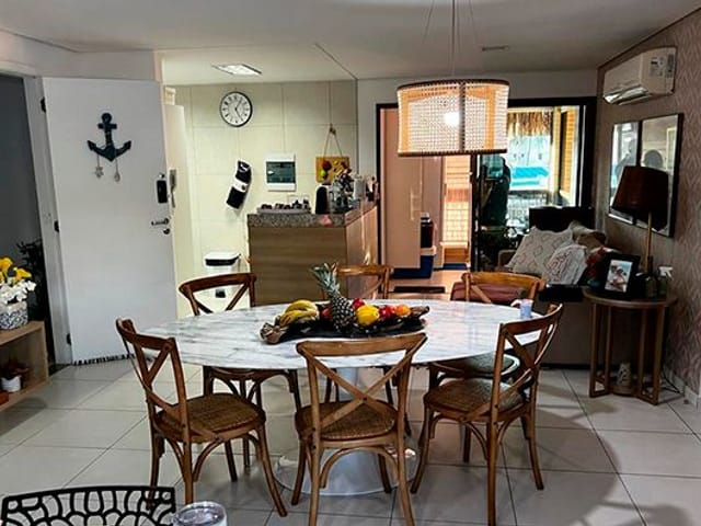 Apartamento 3 quartos e 2 banheiros, à venda, no bairro Porto das Dunas em Aquiraz