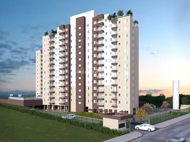 Apartamento com 60m² 2 quartos e 1 banheiro, à venda, no bairro Recreio Estoril em Atibaia