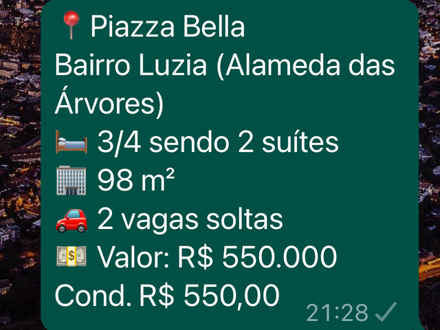 Foto do Apartamento - Apartamento à venda, COND PIAZZA BELLA, ALAMEDA DAS ÁRVORES, Luzia, Aracaju, SE | LUIZ RODRIGUES IMÓVEIS