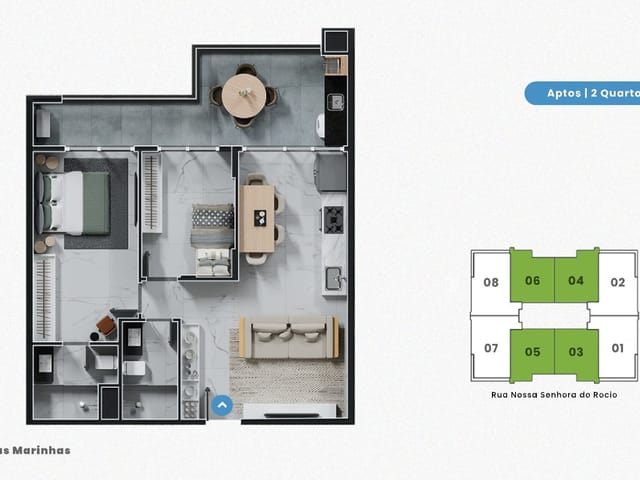 Apartamento com 120m², à venda, no bairro Centro em Guaratuba