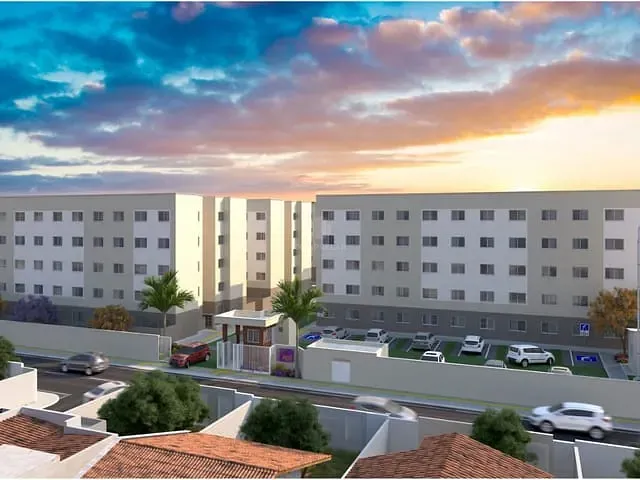 Apartamento 2 quartos e 1 banheiro, à venda, no bairro Guajeru em Fortaleza