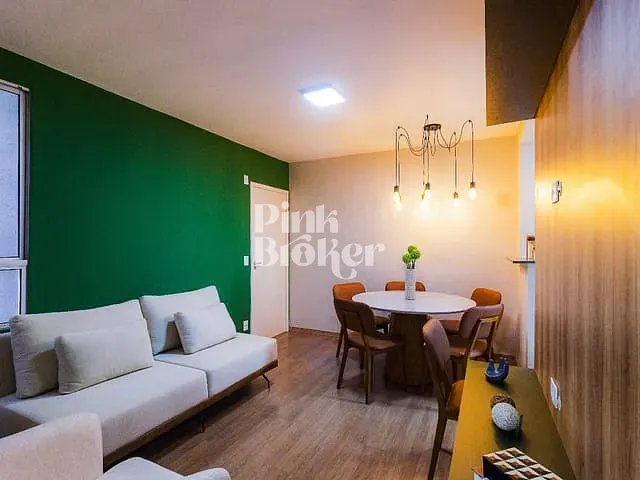 Apartamento com 76m² 3 quartos e 2 banheiros, à venda, no bairro Camargos em Belo Horizonte