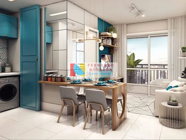 Apartamento com 34m² 2 quartos e 1 banheiro, à venda, no bairro Lapa de Baixo em São Paulo