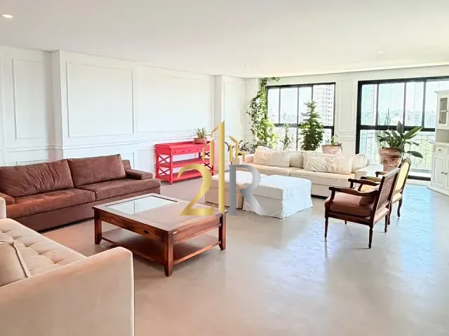 Apartamento 4 quartos e 6 banheiros, à venda, no bairro Santo Amaro em São Paulo