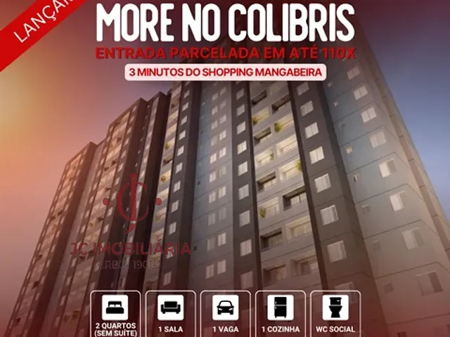 Apartamento 2 quartos e 1 banheiro, à venda, no bairro Cidade dos Colibris em João Pessoa
