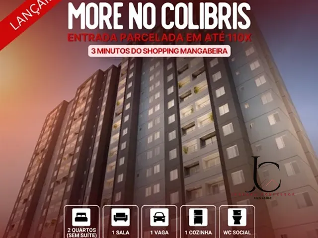 Apartamento 2 quartos e 1 banheiro, à venda, no bairro Cidade dos Colibris em João Pessoa