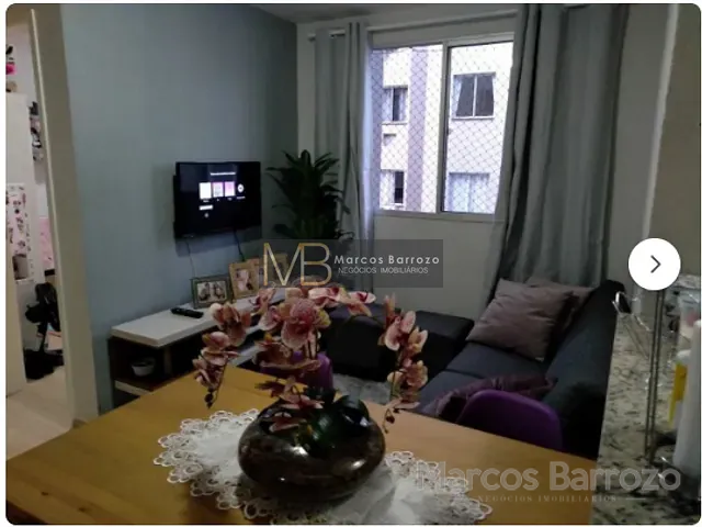 Apartamento com 55m² 2 quartos e 1 banheiro, à venda, no bairro Jardim Nações Unidas em Londrina