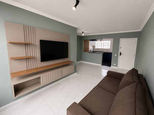 Apartamento 3 quartos e 2 banheiros, à venda, no bairro Água Verde em Curitiba
