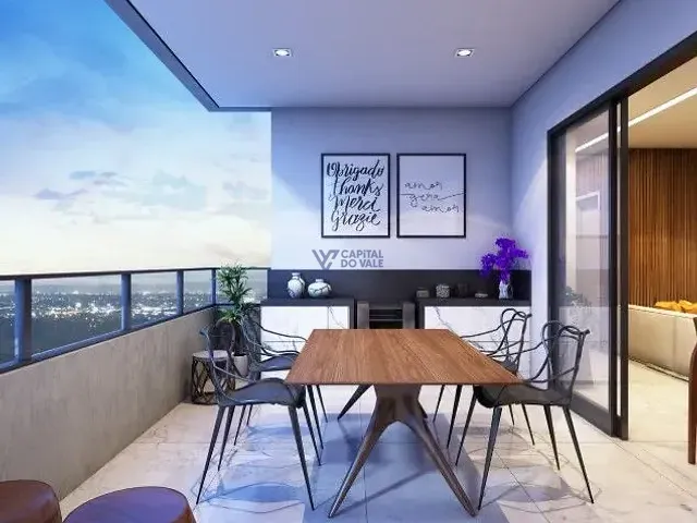Apartamento 3 quartos e 2 banheiros, à venda, no bairro Jardim Aquarius em São José dos Campos