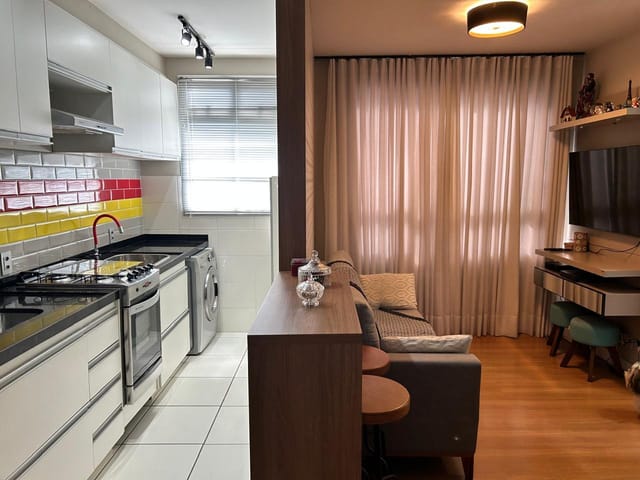 Apartamento 2 quartos e 1 banheiro, para alugar, no bairro Chácaras Santa Inês (São Benedito) em Santa Luzia