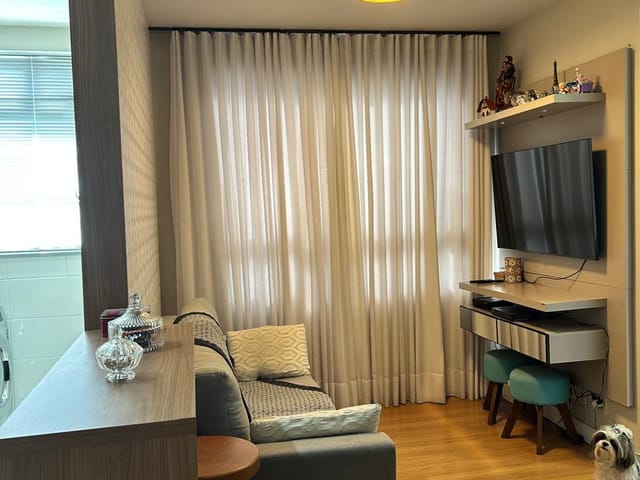 Apartamento 2 quartos e 1 banheiro, para alugar, no bairro Chácaras Santa Inês (São Benedito) em Santa Luzia
