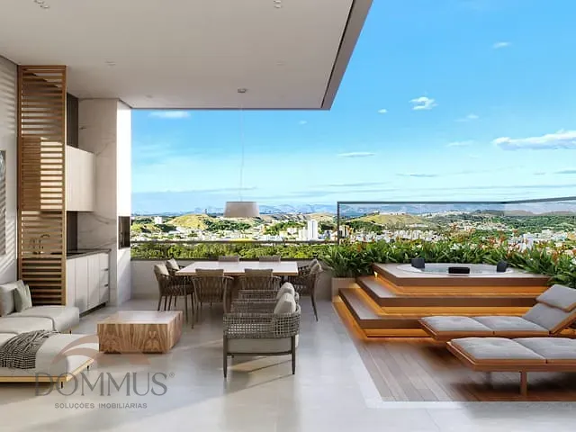 Cobertura / Penthouse com 230m² 3 quartos e 4 banheiros, à venda, no bairro Iguaçu em Ipatinga