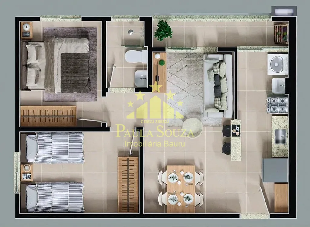 Apartamento, 2 quartos, 48 m² - Foto 13