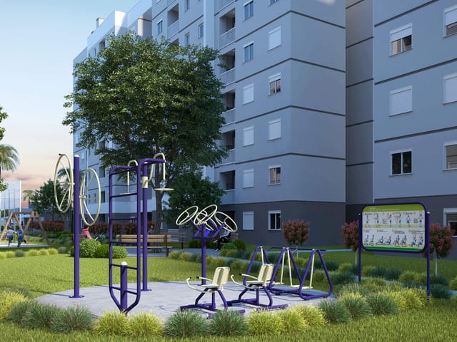 Apartamento com 54m² 2 quartos e 1 banheiro, à venda, no bairro Santa Rita em Guaíba