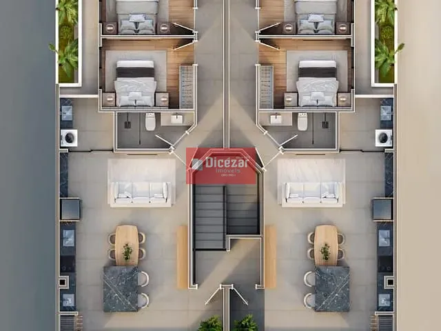 Apartamento 3 quartos e 2 banheiros, à venda, no bairro ITACOLOMI em Balneário Piçarras