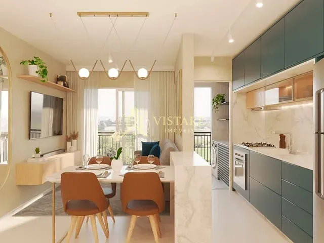 Apartamento com 49m² 2 quartos e 1 banheiro, à venda, no bairro Jardim Abaeté em Piracicaba