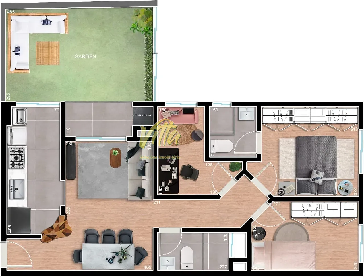 Apartamento, 3 quartos, 53 m² - Foto 8