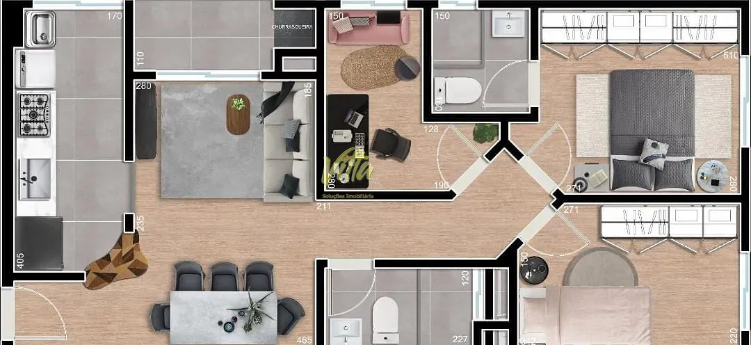 Apartamento, 3 quartos, 53 m² - Foto 6