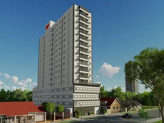 Apartamento 2 quartos e 1 banheiro, à venda, no bairro Centro em Cascavel