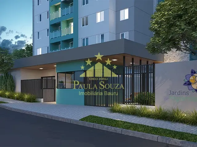 Apartamento com 70m² 2 quartos e 2 banheiros, à venda, no bairro Vila Cardia em Bauru