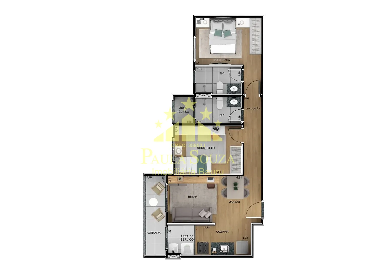 Apartamento, 2 quartos, 60 m² - Foto 14