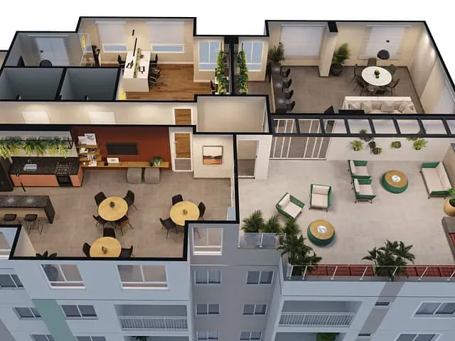 Apartamento 2 quartos e 1 banheiro, à venda, no bairro Coité em Eusébio