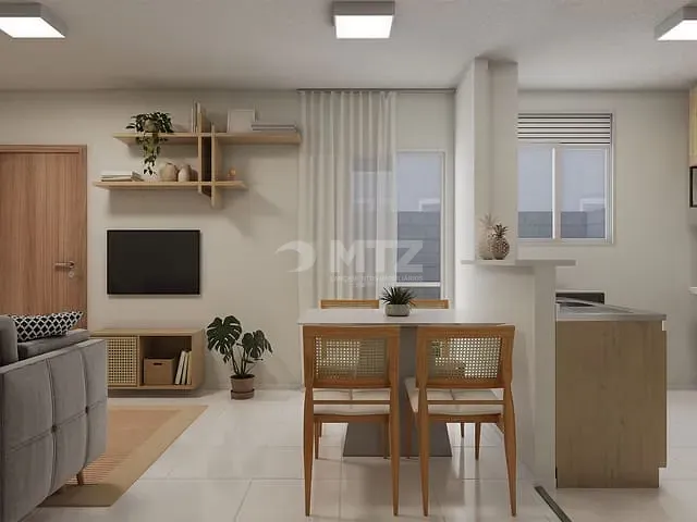 Apartamento 2 quartos e 1 banheiro, à venda, no bairro Jardim Cristina em Botucatu