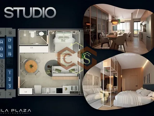Apartamento com 73m² 2 quartos e 3 banheiros, à venda, no bairro Jardim São Conrado em Indaiatuba