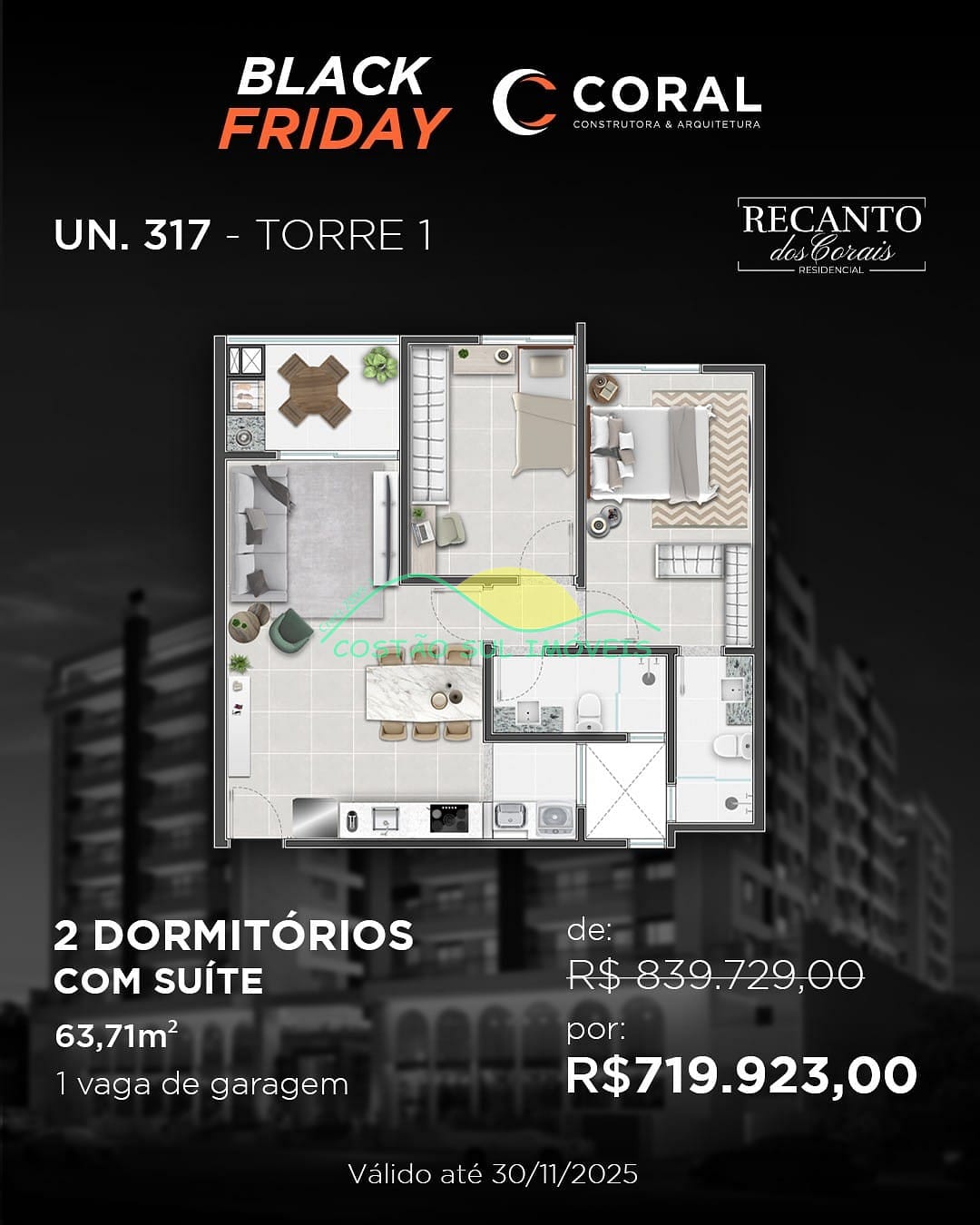 Apartamento, 2 quartos, 63 m² - Foto 3