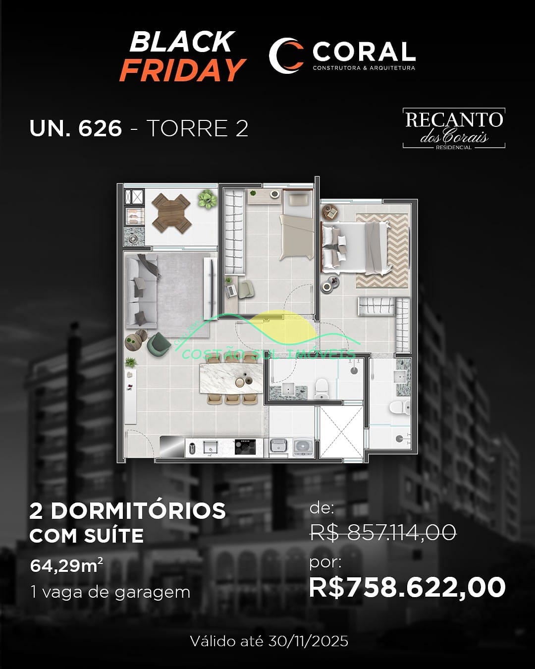 Apartamento, 2 quartos, 63 m² - Foto 7
