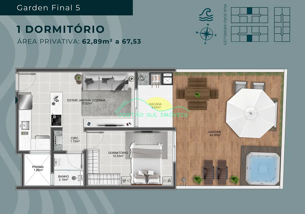 Apartamento, 2 quartos, 63 m² - Foto 33
