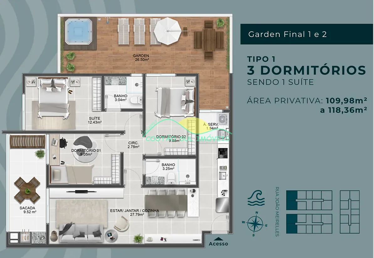 Apartamento, 2 quartos, 63 m² - Foto 35