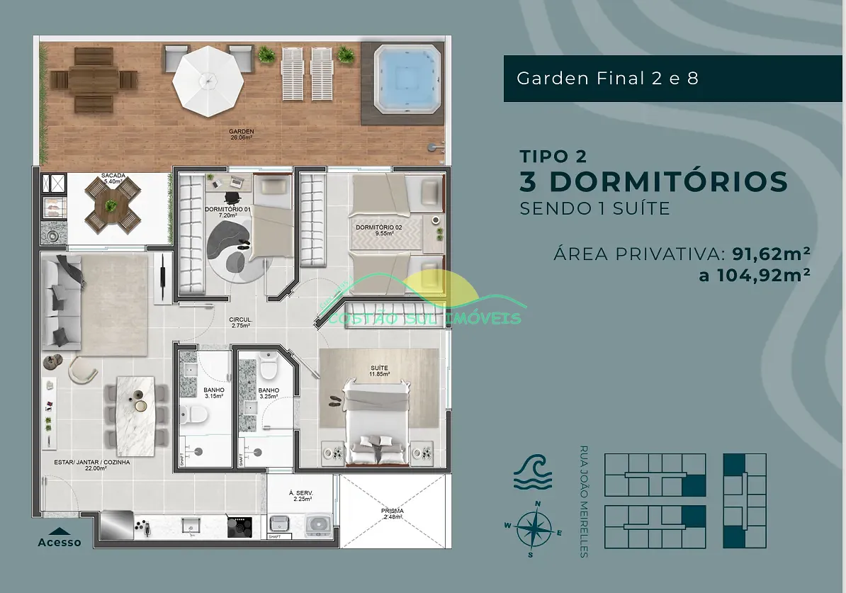 Apartamento, 2 quartos, 63 m² - Foto 36