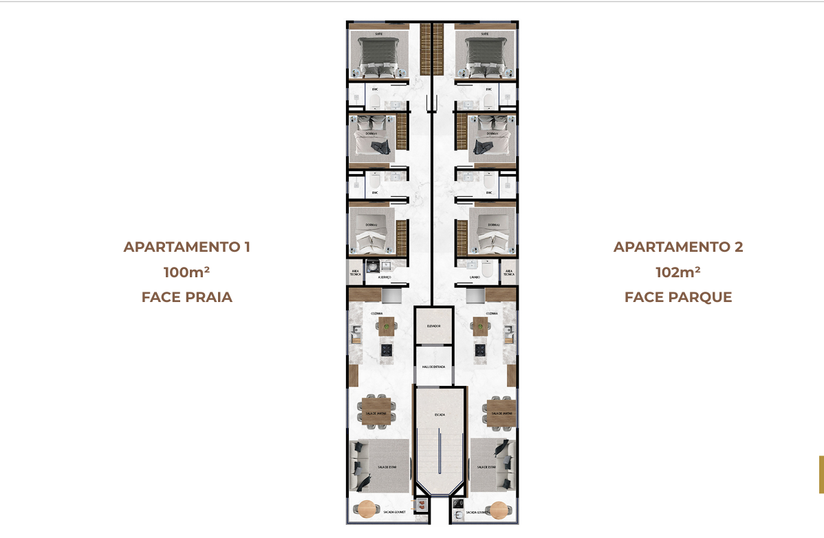 Apartamento, 3 quartos, 100 m² - Foto 12