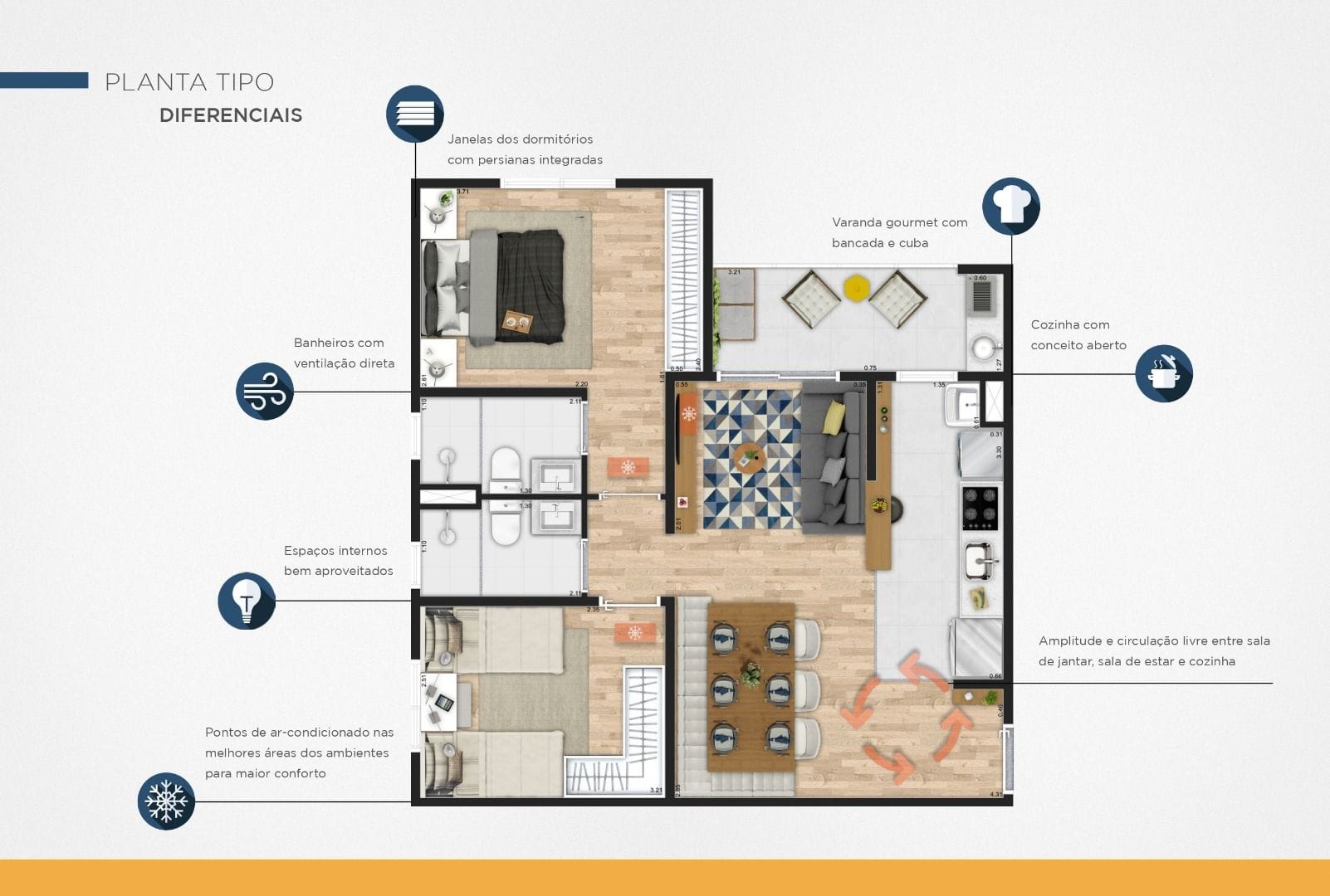 Apartamento, 2 quartos, 60 m² - Foto 24