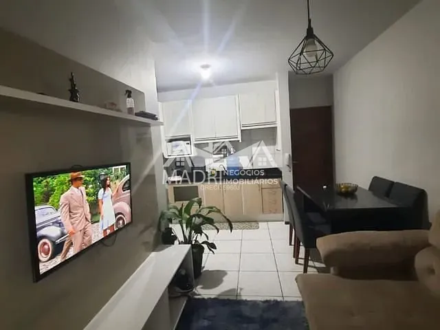 Apartamento com 60m² 2 quartos e 1 banheiro, à venda, no bairro São Sebastiao em Palhoça