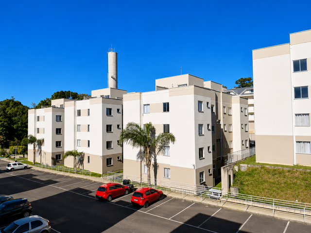 Apartamento com 46m² 2 quartos e 1 banheiro, à venda, no bairro Cachoeira em Almirante Tamandaré